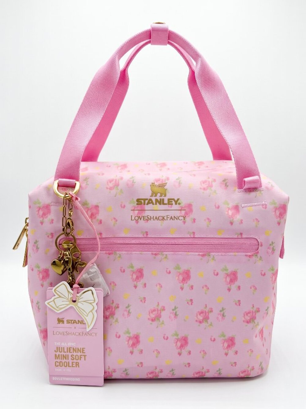 Stanley Pink Insulated Lunch Bag, Floral Cooler Bag, Stanley Carry Bag, Pink Bag